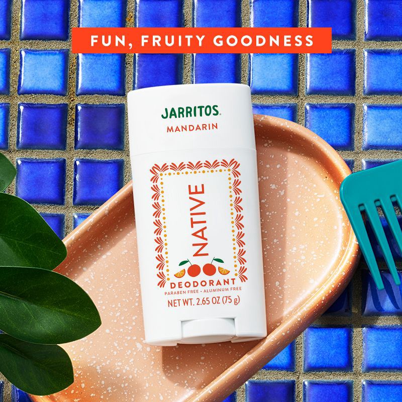slide 4 of 7, Native Deodorant for Women & Men - Limited Edition Jarritos - Mandarin - 2.65oz, 2.65 oz