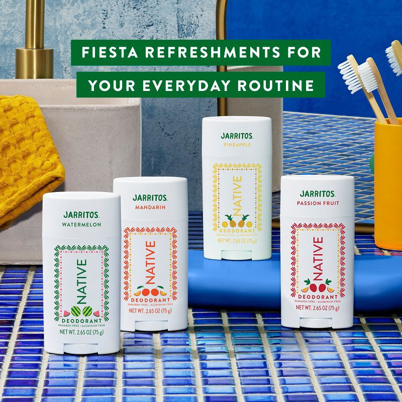 slide 7 of 7, Native Deodorant for Women & Men - Limited Edition Jarritos - Mandarin - 2.65oz, 2.65 oz