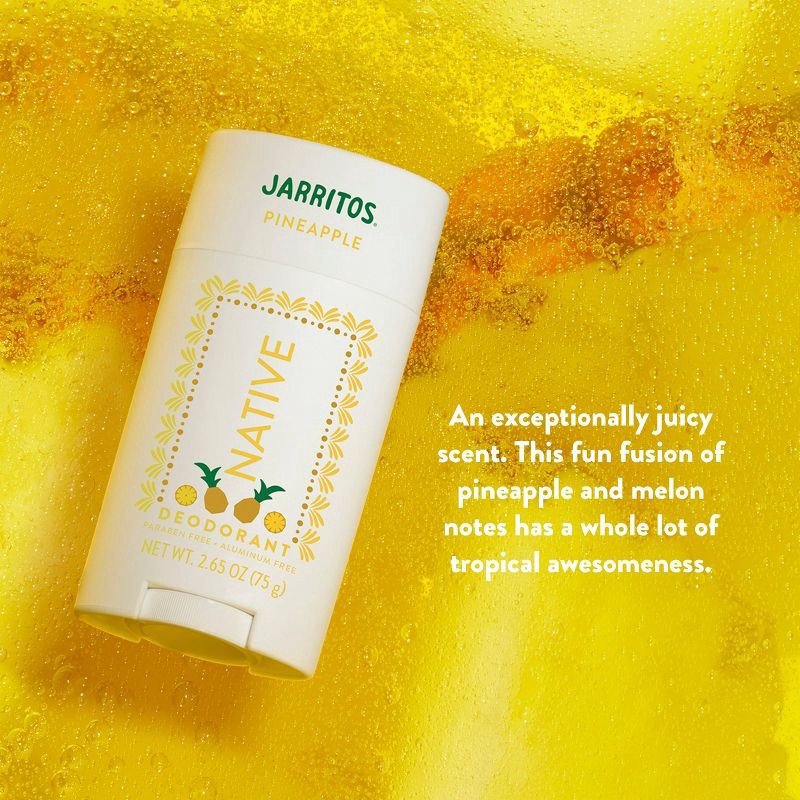 slide 4 of 7, Native Deodorant Limited Edition Jarritos - Pineapple - 2.65oz, 2.65 oz