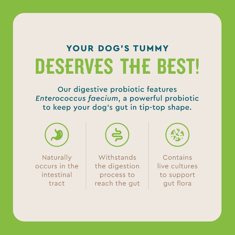 slide 5 of 8, VetIQ Unflavored Digestive Probiotic Dog Supplements - 30ct, 30 ct