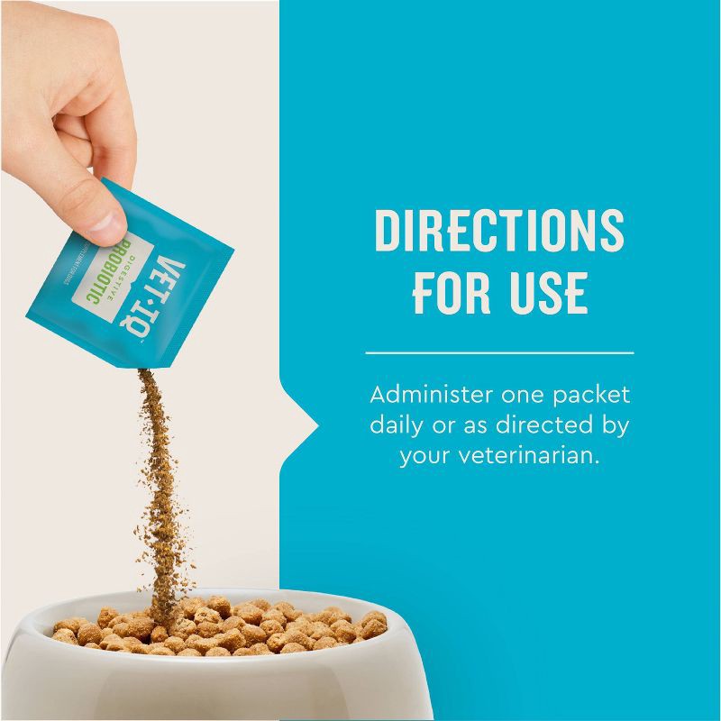slide 6 of 8, VetIQ Unflavored Digestive Probiotic Dog Supplements - 30ct, 30 ct