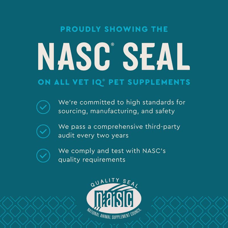 slide 8 of 8, VetIQ Unflavored Digestive Probiotic Dog Supplements - 30ct, 30 ct