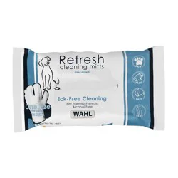 Wahl Refresh Cleaning Unscented Mitts Dog Wipes - 24ct/2pk