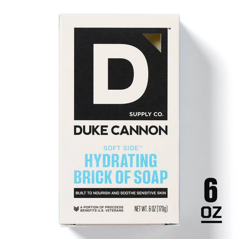 slide 1 of 6, Duke Cannon Supply Co. Soft Side Hydrating Brick of Soap for Men - 6oz, 6 oz