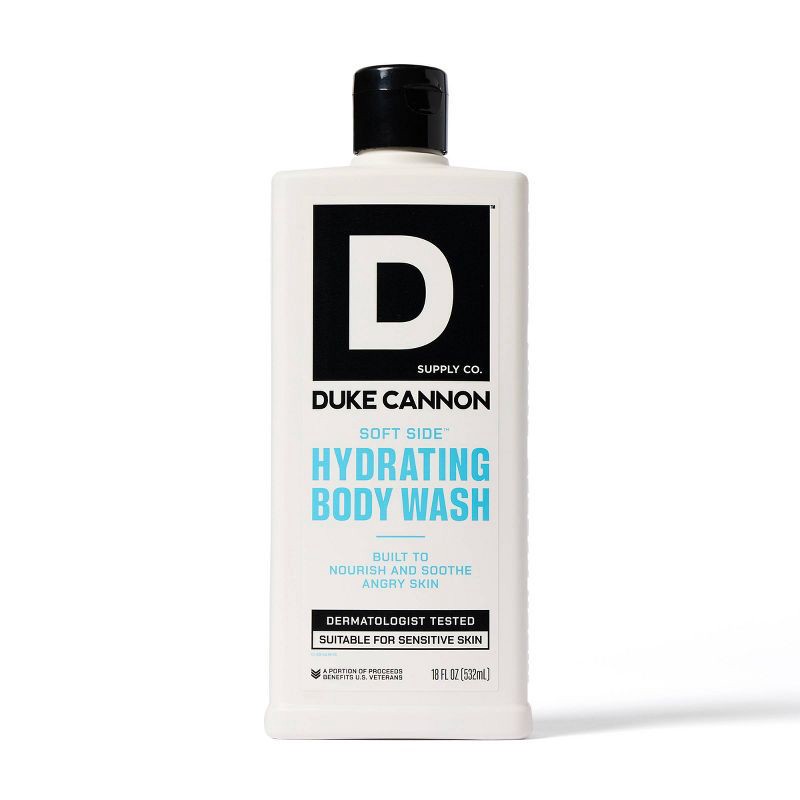 slide 1 of 6, Duke Cannon Supply Co. Soft Side Hydrating Men's Body Wash - 18 fl oz, 18 fl oz