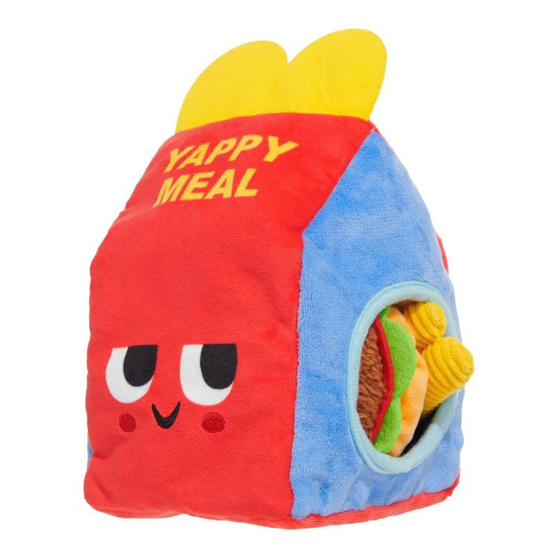 slide 2 of 6, BARK Doggy Bag Delivery Yappy Meal Surprise Dog Food Shaped Toy, 1 ct