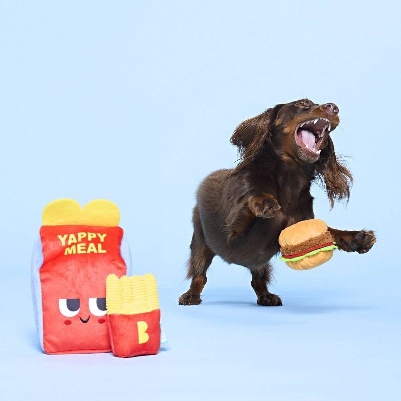 slide 6 of 6, BARK Doggy Bag Delivery Yappy Meal Surprise Dog Food Shaped Toy, 1 ct
