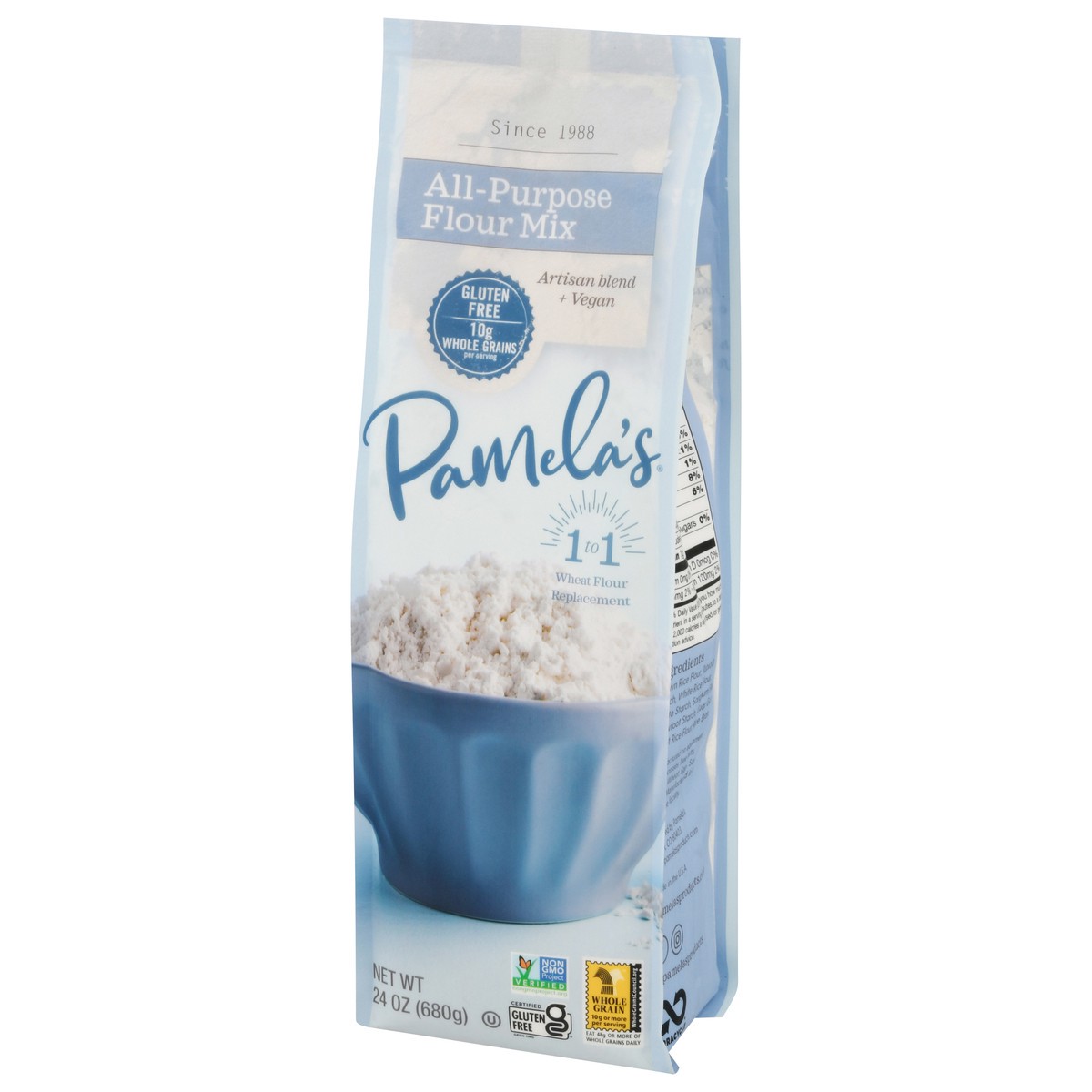 slide 3 of 9, Pamela's All-Purpose Flour Mix 24 oz, 24 oz
