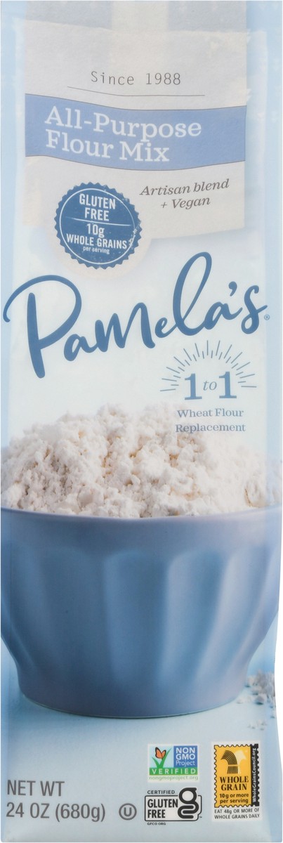 slide 6 of 9, Pamela's All-Purpose Flour Mix 24 oz, 24 oz