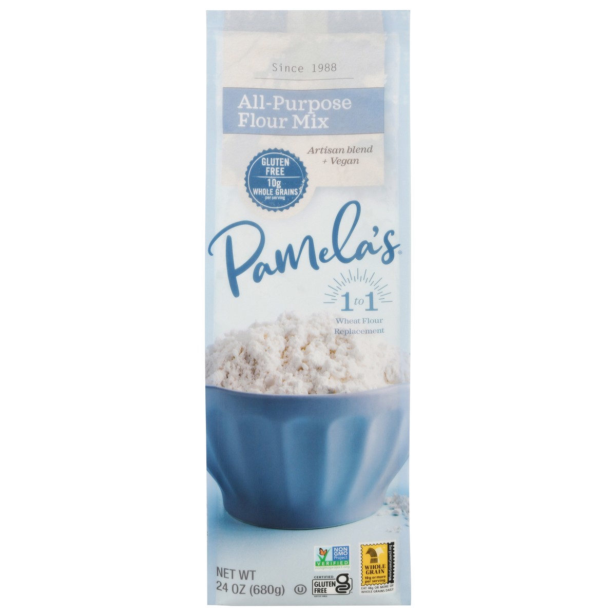 slide 1 of 9, Pamela's All-Purpose Flour Mix 24 oz, 24 oz
