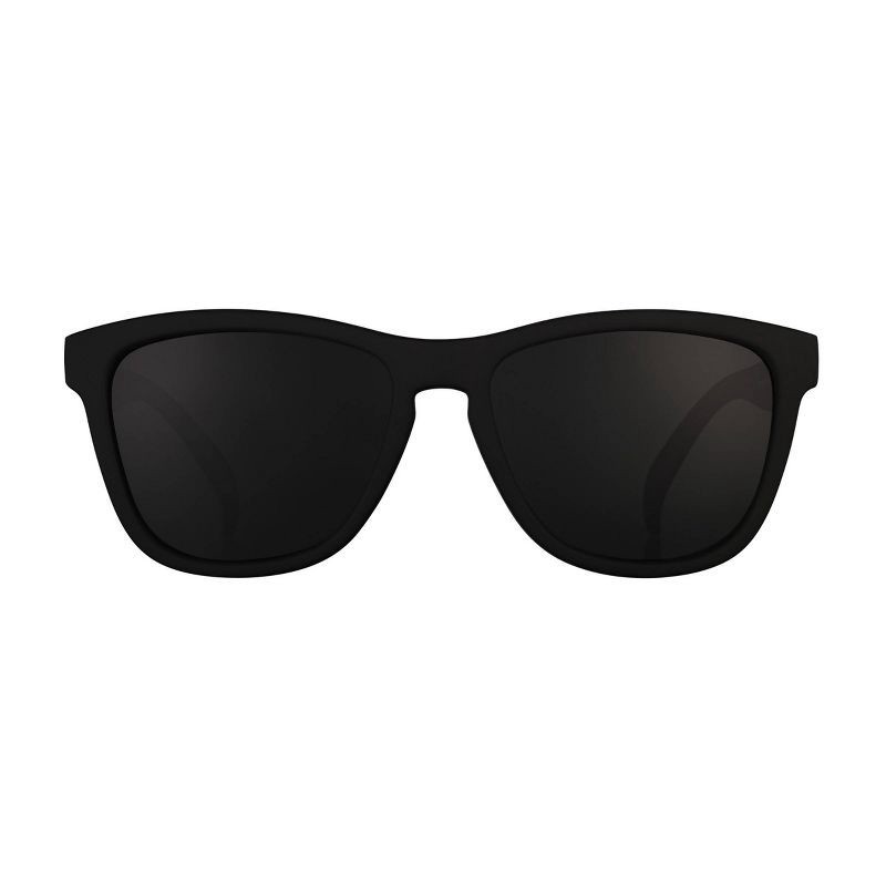 slide 2 of 4, goodr A Unicorn's Calamity OG Rectangle Sunglasses - Black: Polarized Plastic Lenses, One Size, Black Frame, 1 ct