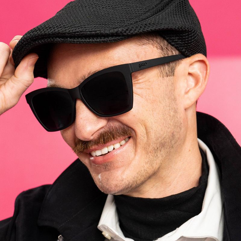 slide 3 of 4, goodr New Wave Renegade Pop G Cateye Sunglasses: Polarized Plastic Lenses, One Size Fits Most, 13+ Years, Black Frame, 1 ct