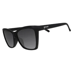 goodr New Wave Renegade Pop G Cateye Sunglasses: Polarized Plastic Lenses, One Size Fits Most, 13+ Years, Black Frame