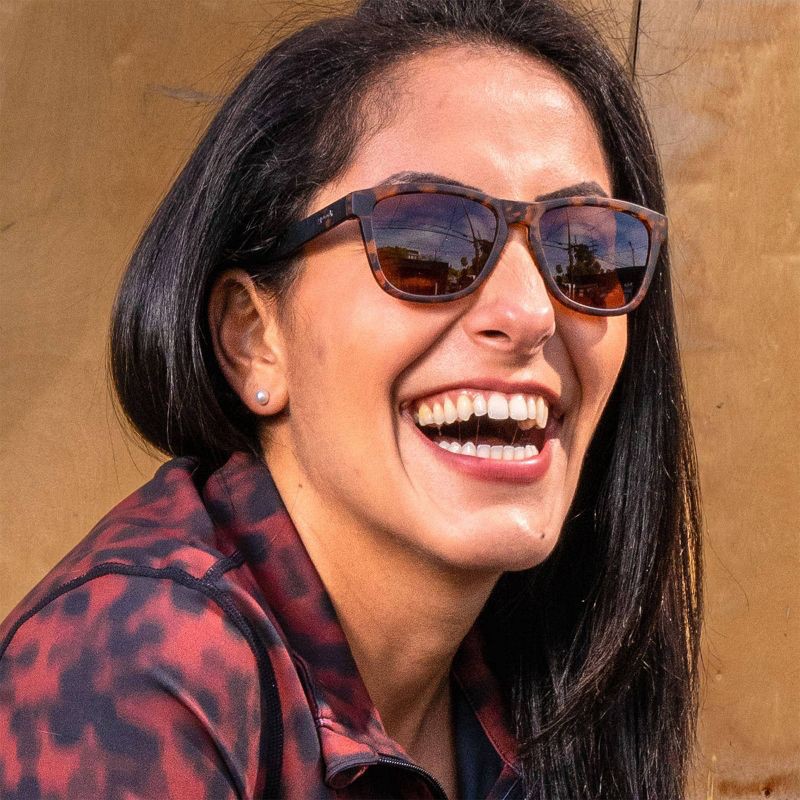 slide 3 of 4, goodr Bosley's Basset Hound Dreams OG Rectangle Sunglasses - Brown: Polarized Plastic Lenses, One Size Fits Most, 1 ct