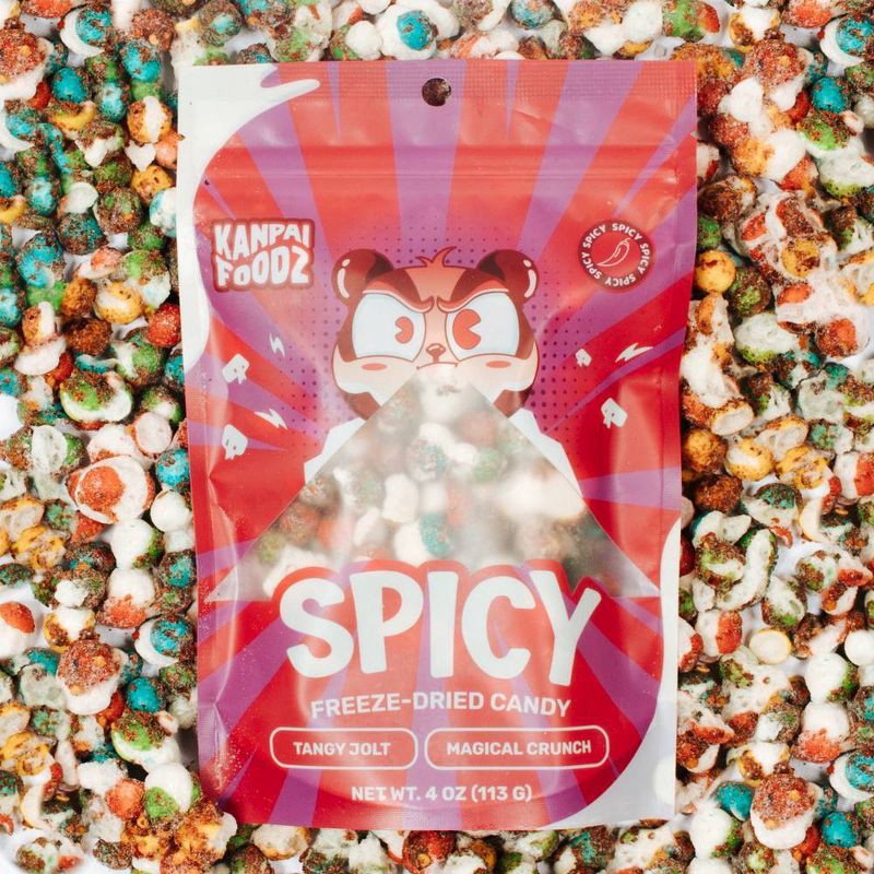 slide 2 of 6, Kanpai Foodz Freeze Dried Candy - Spicy - 4oz, 4 oz