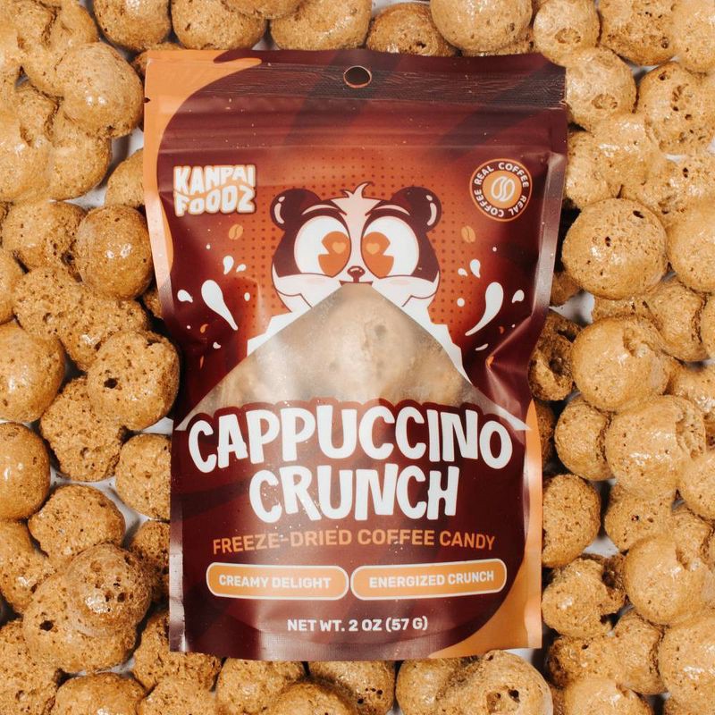 slide 2 of 6, Kanpai Foodz Freeze Dried Candy - Cappuccino Crunch - 2oz, 2 oz