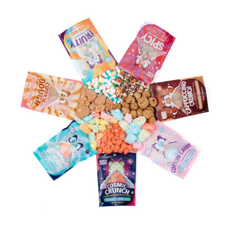 slide 4 of 6, Kanpai Foodz Freeze Dried Candy - Cappuccino Crunch - 2oz, 2 oz