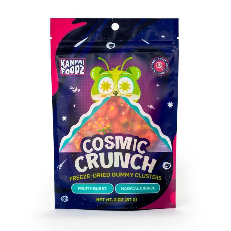 slide 1 of 6, Kanpai Foodz Freeze Dried Candy - Cosmic Crunch - 2oz, 2 oz