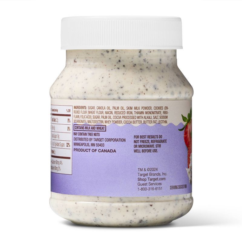 slide 3 of 4, Cookies and Cream Sweet Spread with Cookie Pieces - 13oz - Favorite Day™, 13 oz