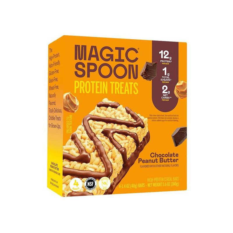 slide 1 of 9, Magic Spoon Chocolate Peanut Butter Treats - 5.6oz/4ct, 4 ct