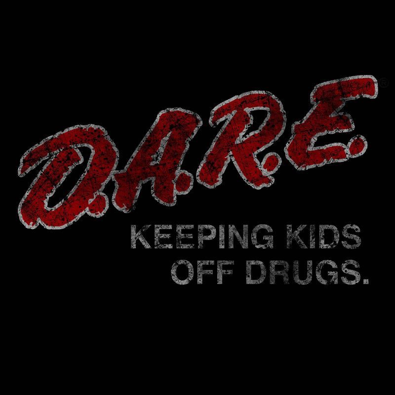 slide 3 of 3, Men's D.A.R.E. Short Sleeve Graphic T-Shirt - Black XL, 1 ct