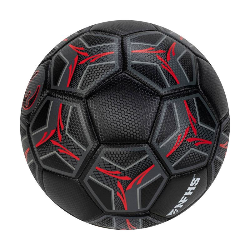 slide 3 of 4, ProCat by Puma Connect NFHS Size 5 Soccer Ball - Black/red, 1 ct