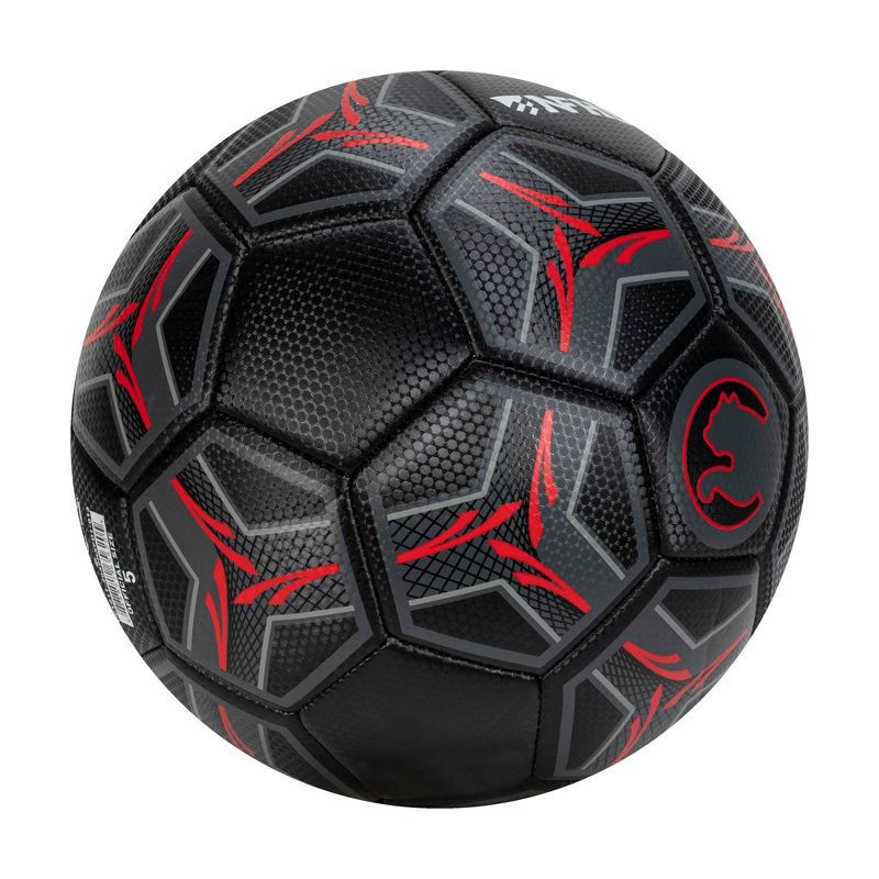 slide 4 of 4, ProCat by Puma Connect NFHS Size 5 Soccer Ball - Black/red, 1 ct