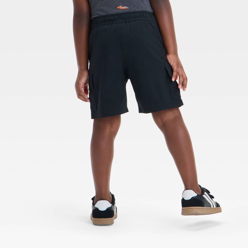 slide 2 of 3, Toddler Boys' Quick Dry Pull-On Shorts - Cat & Jack™ Black 12M, 1 ct