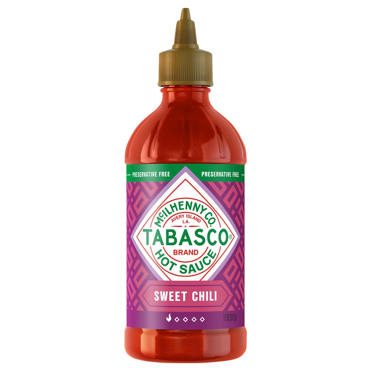 slide 1 of 1, TABASCO?Sweet Chili, 11 fl oz Squeezable Bottle, 1 ct