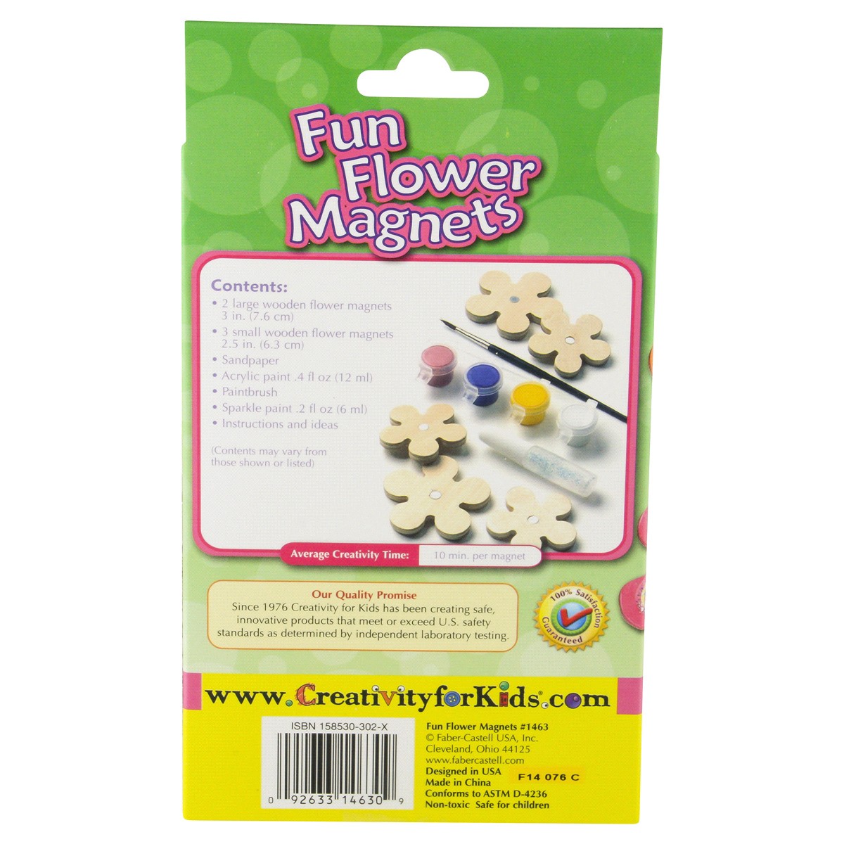 slide 4 of 6, Creativity for Kids Fun Flower Magnets, 1 ct