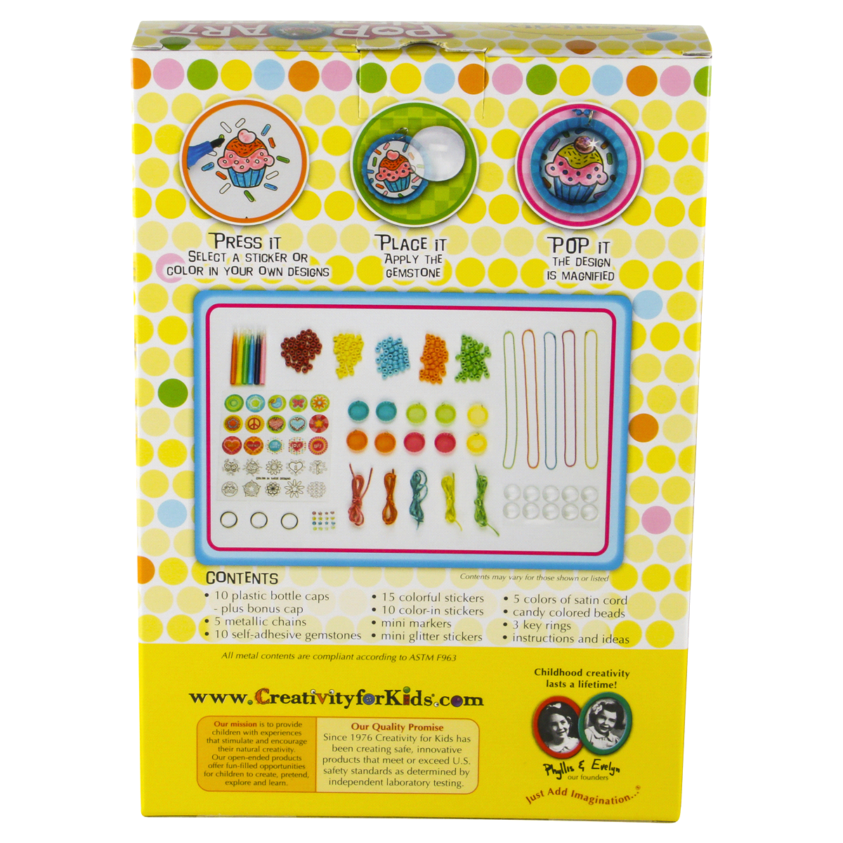 slide 2 of 6, Creativity for Kids Pop-Art Necklaces Jewelry Kit, 1 ct