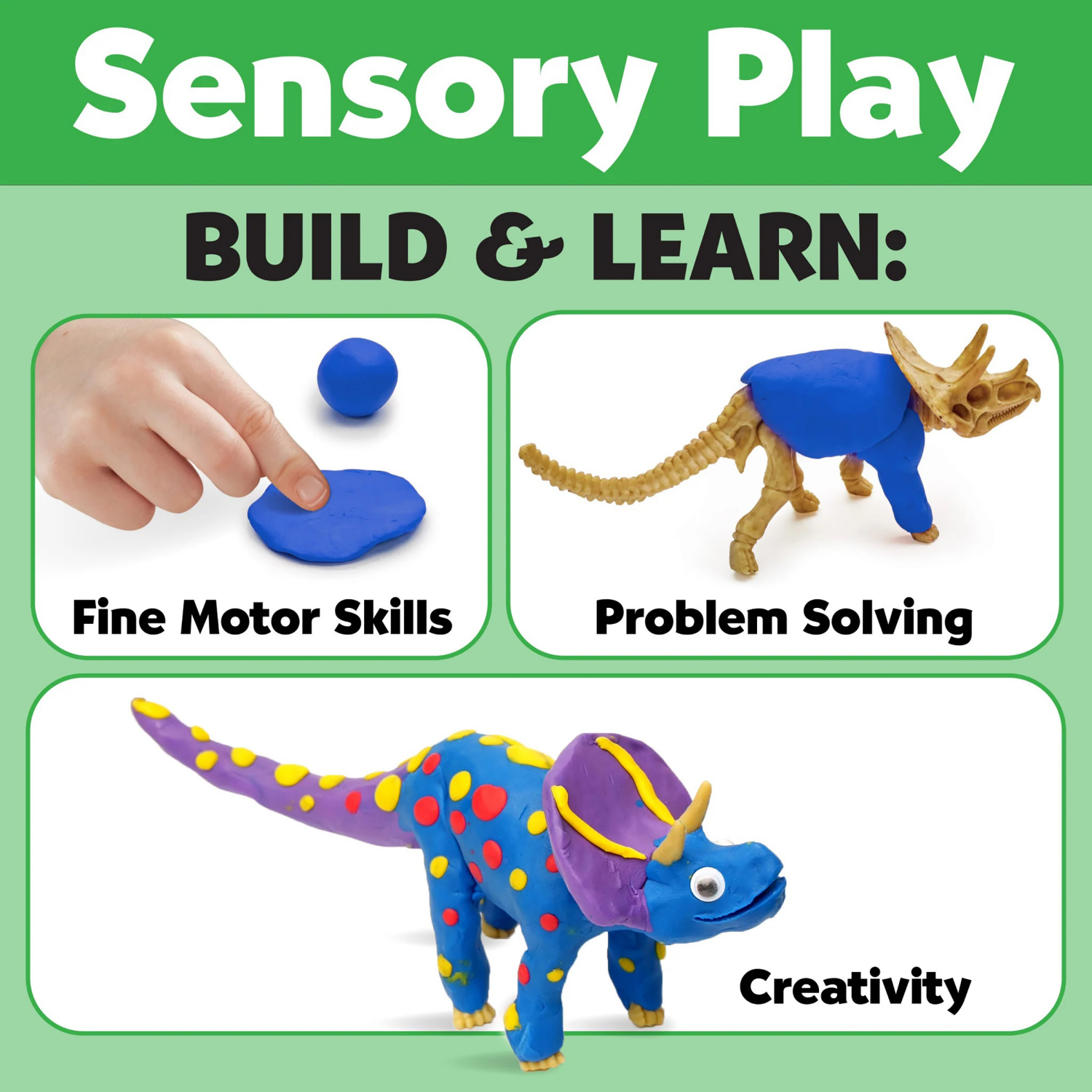 slide 3 of 5, Creativity for Kids Create with Clay Dinosaurs - Creativity for Kids, 1 ct