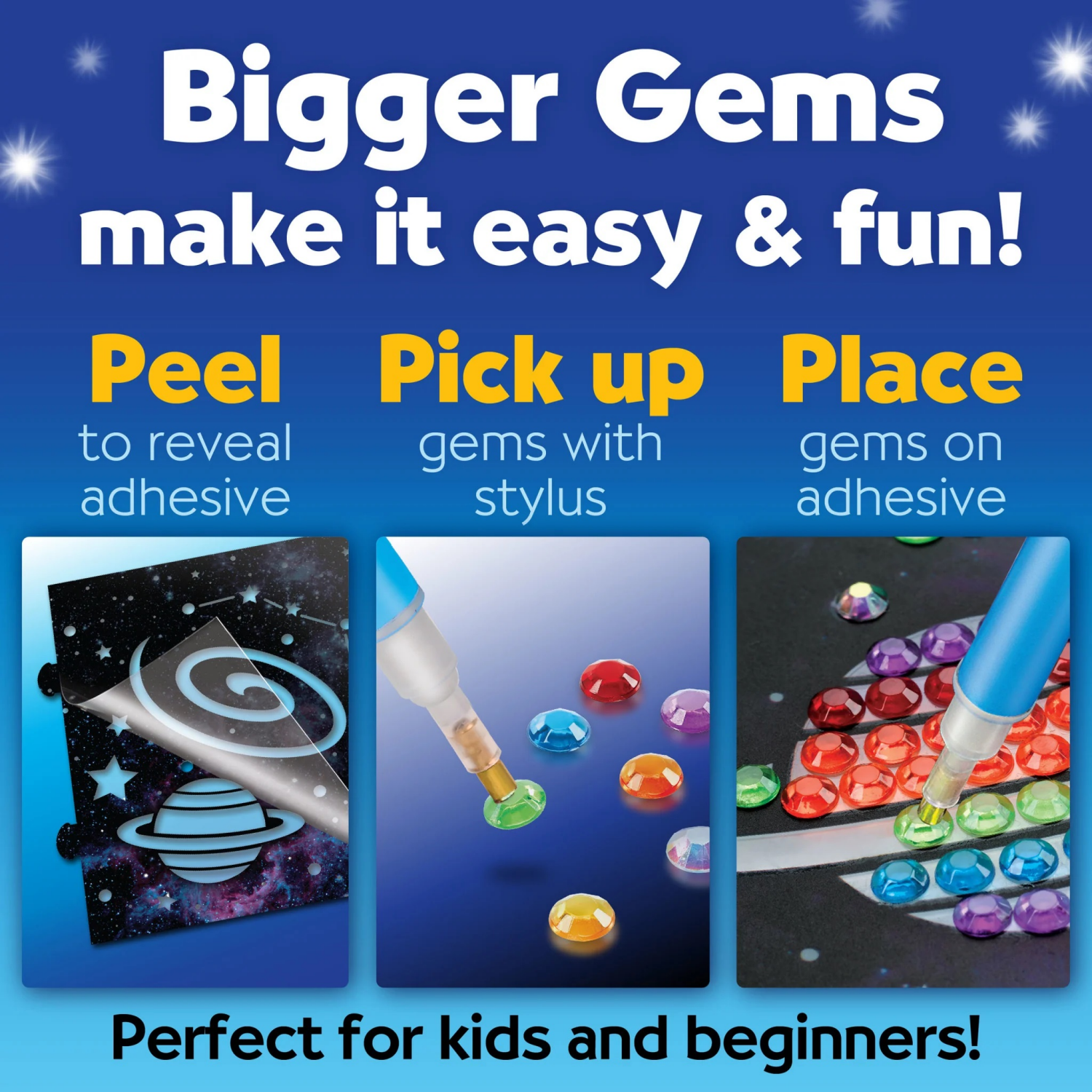 slide 2 of 5, FABER CASTELL Big Gem Diamond Painting Light, 1 ct