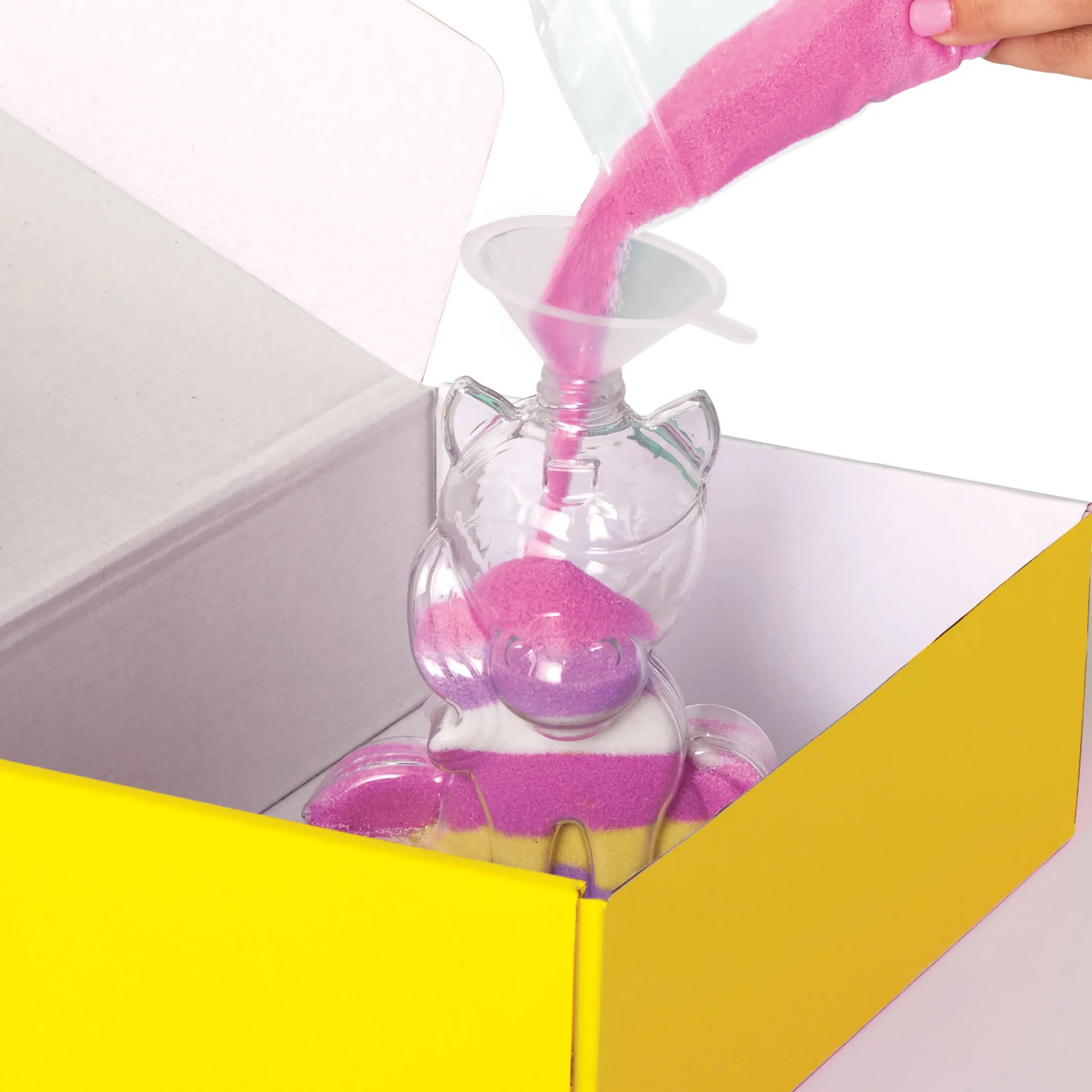 slide 2 of 4, FABER CASTELL Sparkle Sand Art Unicorn, 1 ct