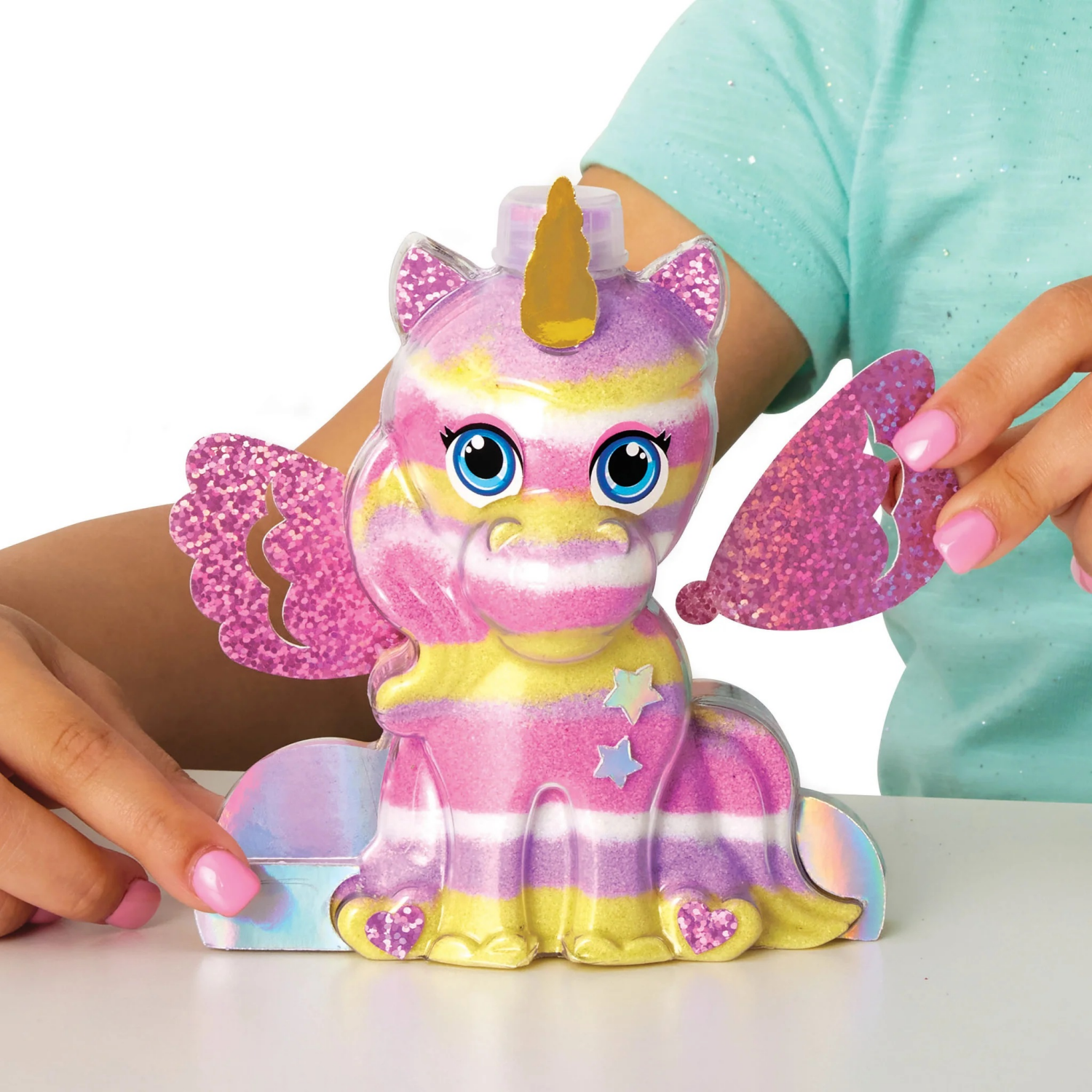 slide 3 of 4, FABER CASTELL Sparkle Sand Art Unicorn, 1 ct