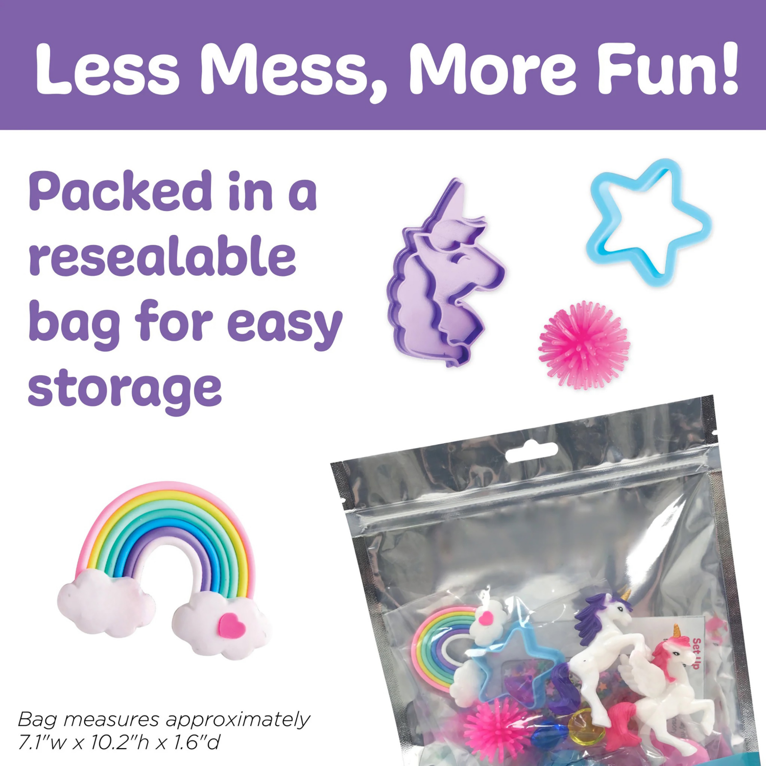 slide 2 of 2, CREATIVITY FOR KIDS Sensory Pack Unicorn, 1 ct
