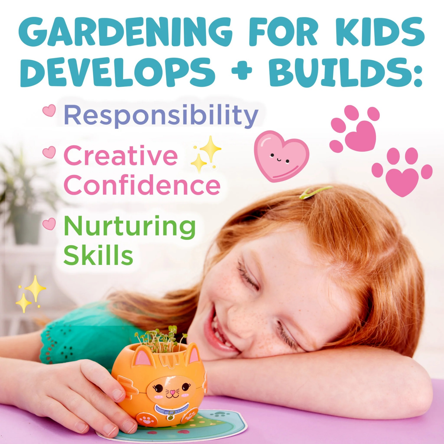 slide 5 of 8, CREATIVITY FOR KIDS Plant a Pet Kitty, 1 ct