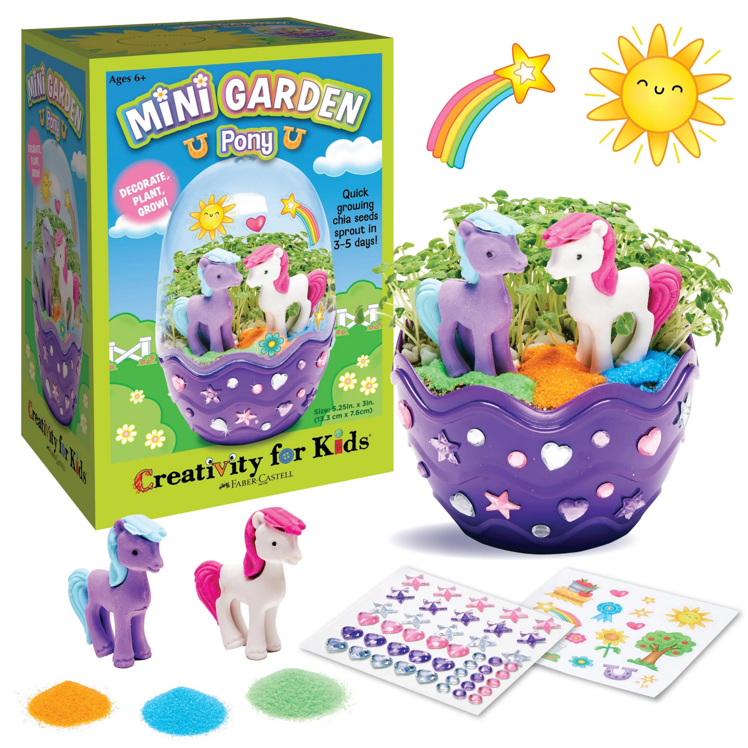 slide 3 of 3, CREATIVITY FOR KIDS Mini Garden Pony, 1 ct