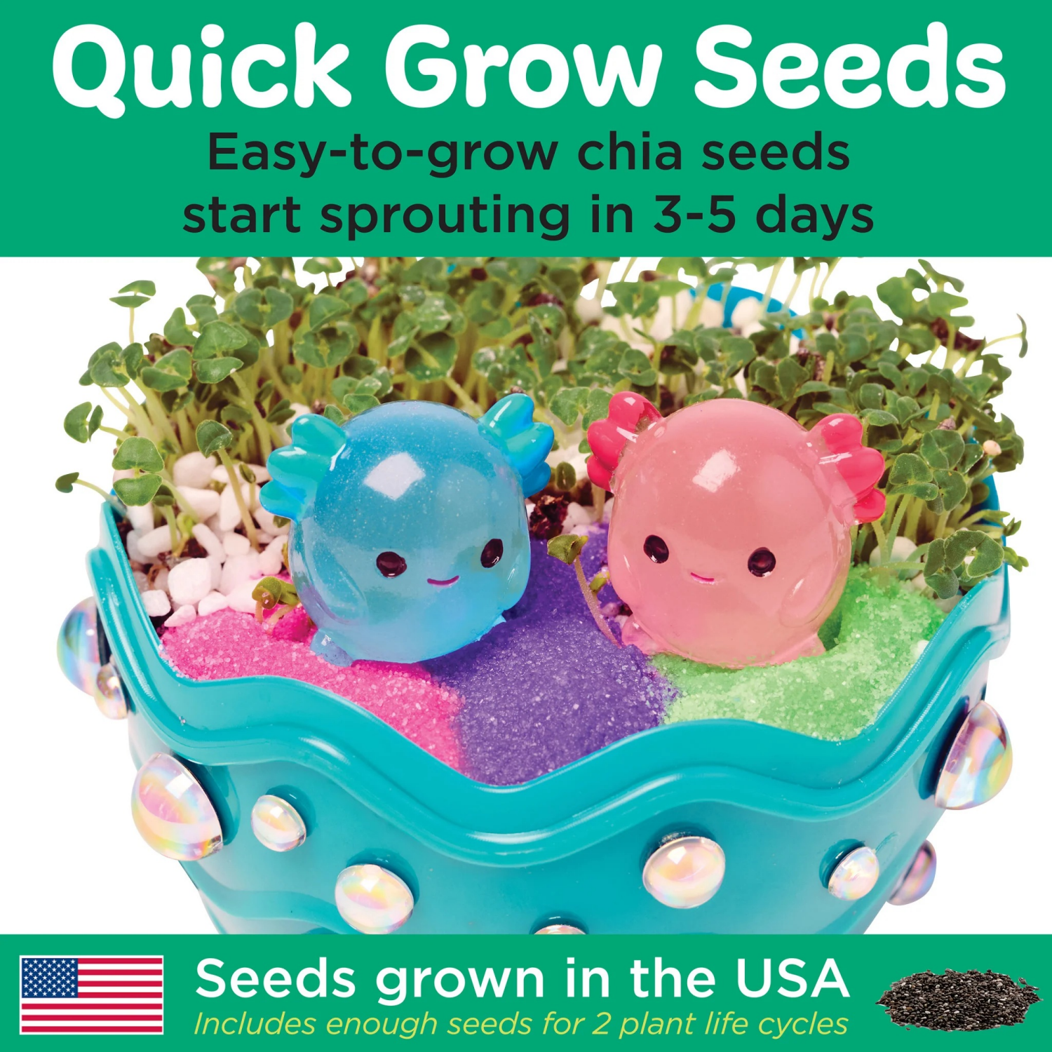 slide 8 of 8, CREATIVITY FOR KIDS Mini Garden Axolotl, 1 ct