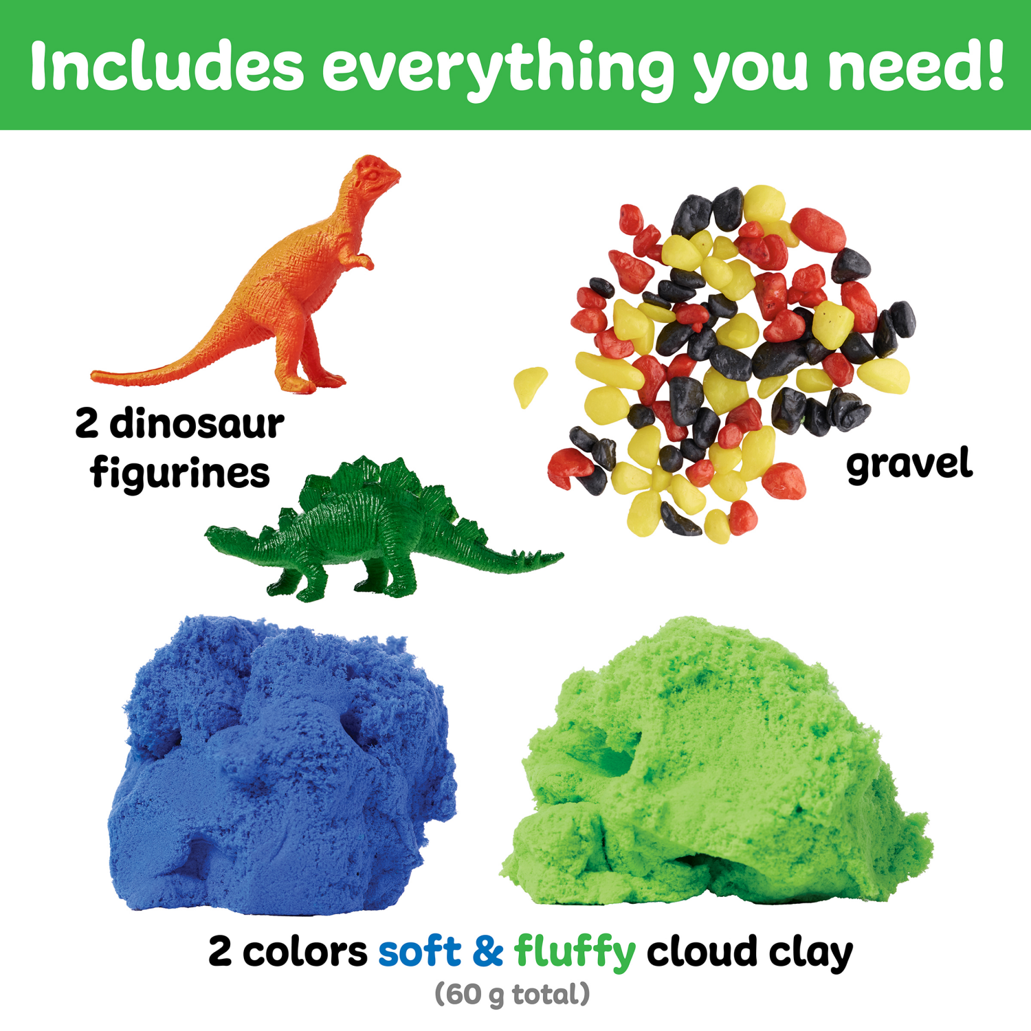 slide 2 of 3, CREATIVITY FOR KIDS Sensory Mini Dinsaur, 1 ct