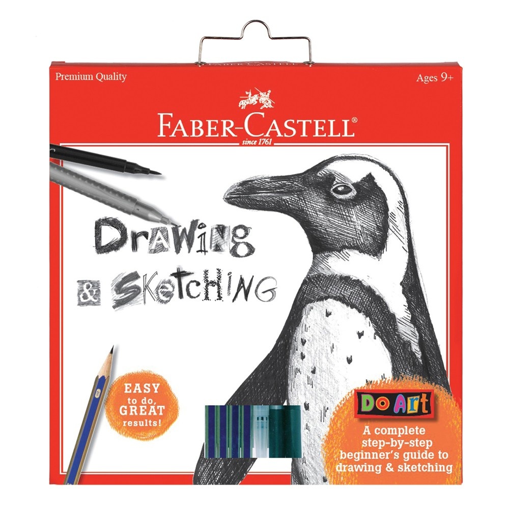 slide 4 of 8, Faber-Castell Drawing & Sketching Kit, 1 ct