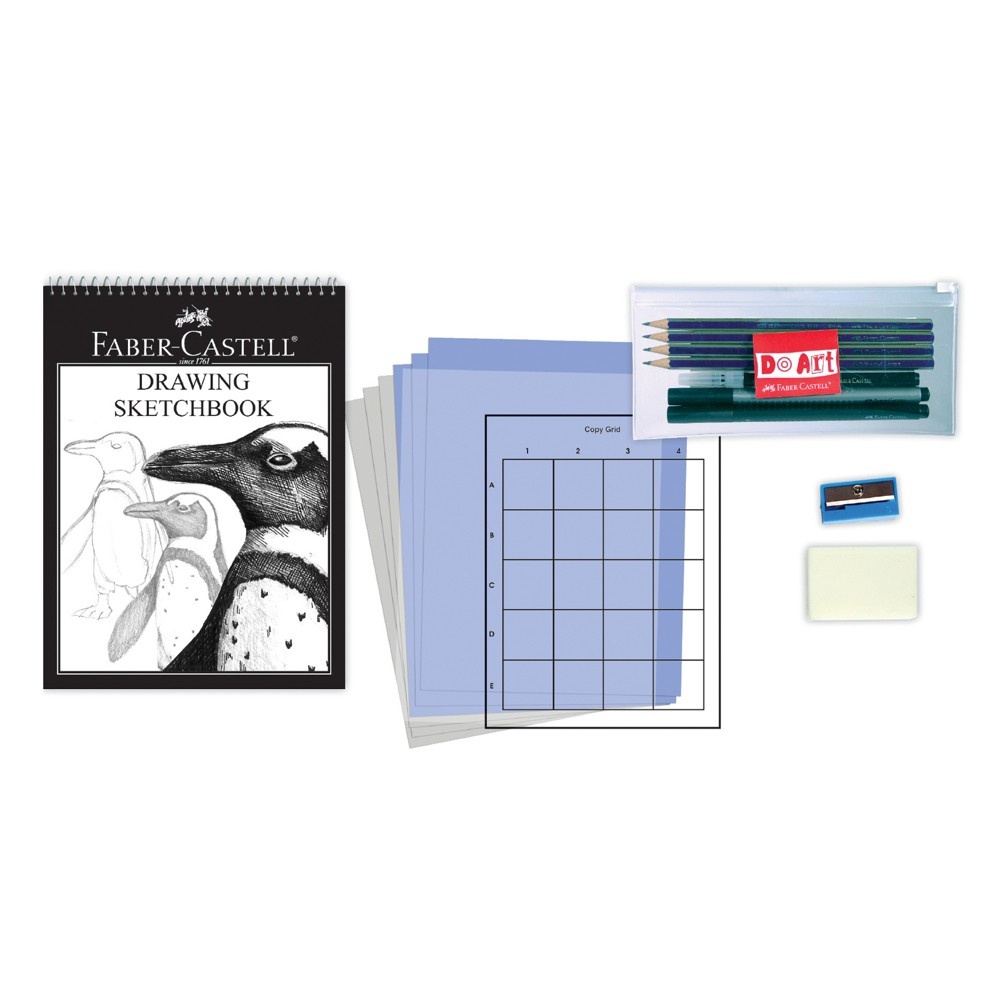 slide 5 of 8, Faber-Castell Drawing & Sketching Kit, 1 ct