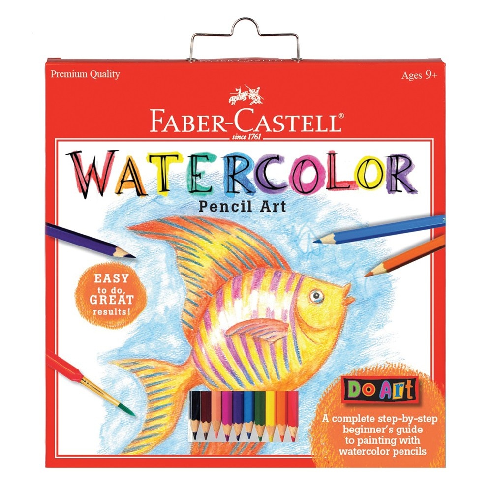 slide 4 of 7, Faber-Castell Watercolor Pencil Art Kit, 1 ct