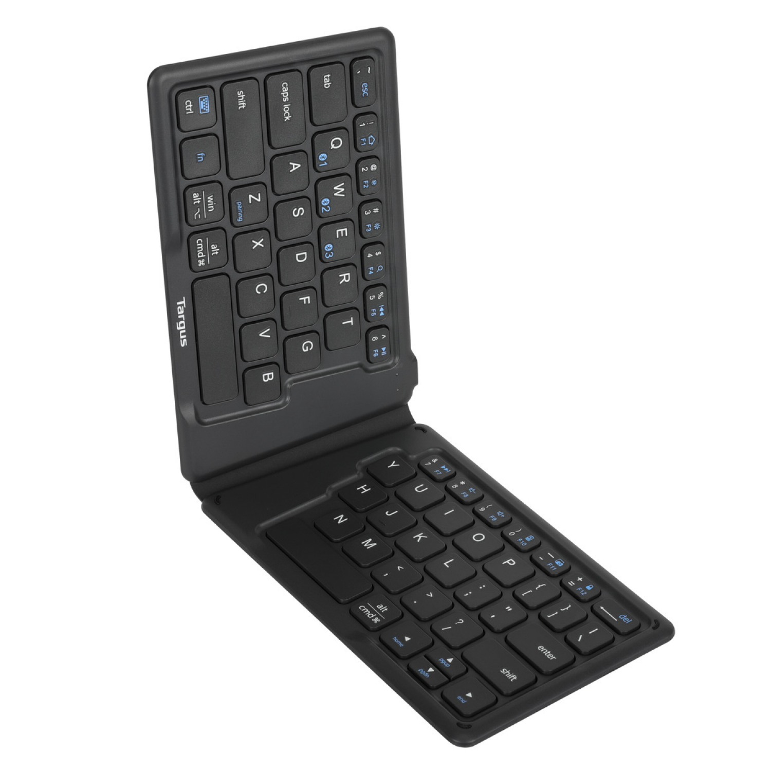slide 5 of 5, Targus Ergonomic Foldable Antimicrobial Tablet Keyboard - Black, 1 ct