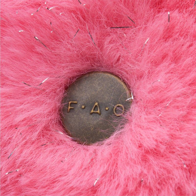 slide 7 of 7, FAO Schwarz 12" Glow Brights Plush Heart - Pink, 1 ct