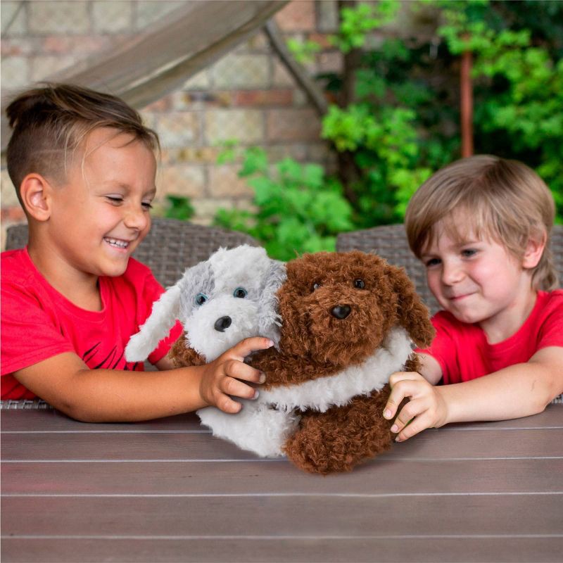 slide 2 of 9, FAO Schwarz 9" Plush Hugging Dogs, 1 ct