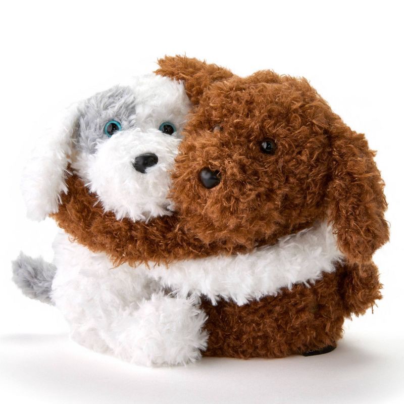 slide 1 of 9, FAO Schwarz 9" Plush Hugging Dogs, 1 ct