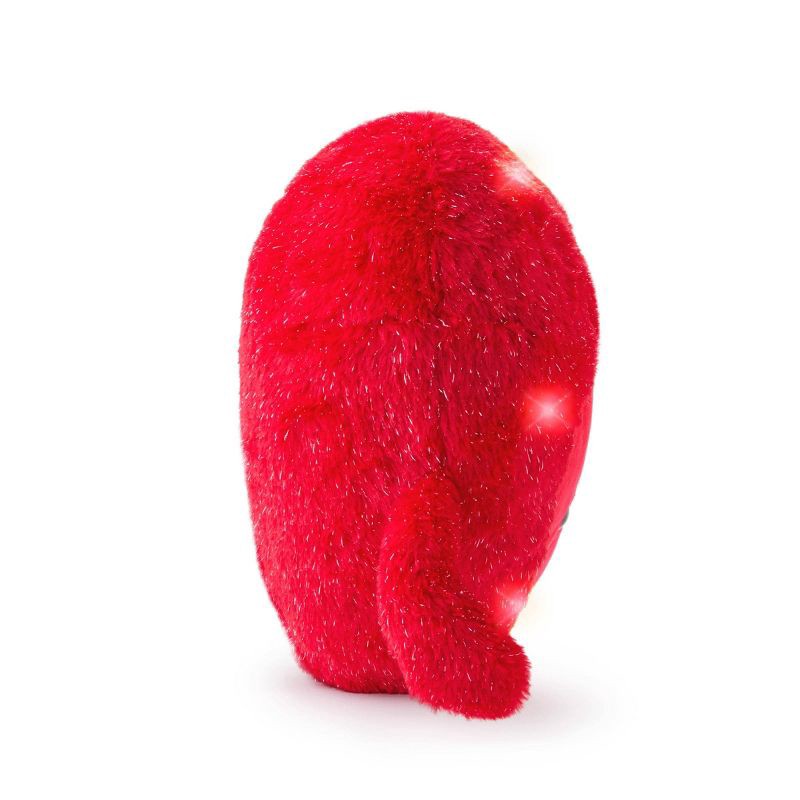 slide 3 of 7, FAO Schwarz 12" Glow Brights Plush Heart - Red, 1 ct