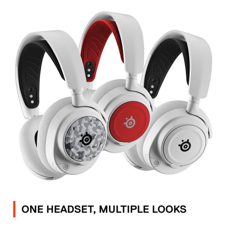 slide 2 of 10, SteelSeries Exclusive Nova 7 Headset with Booster Pack: USB-C Wireless Bluetooth, 1 ct