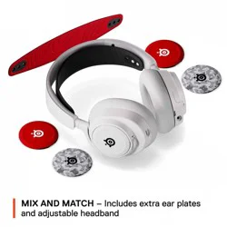 SteelSeries Exclusive Nova 7 Headset with Booster Pack: USB-C Wireless Bluetooth